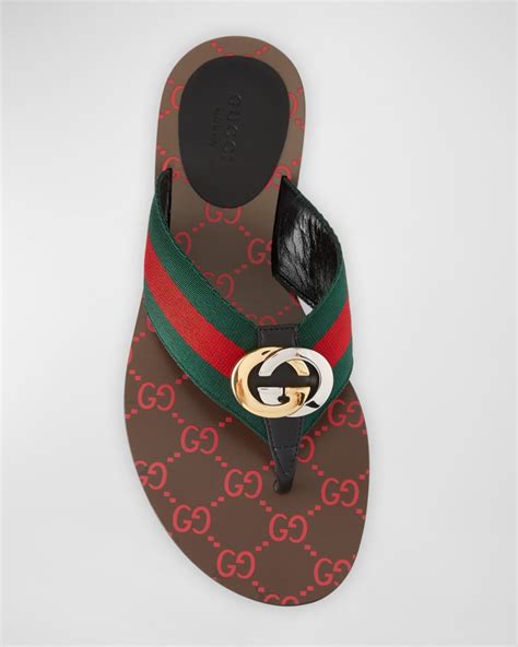 kika gucci flip flops|Gucci sandals.